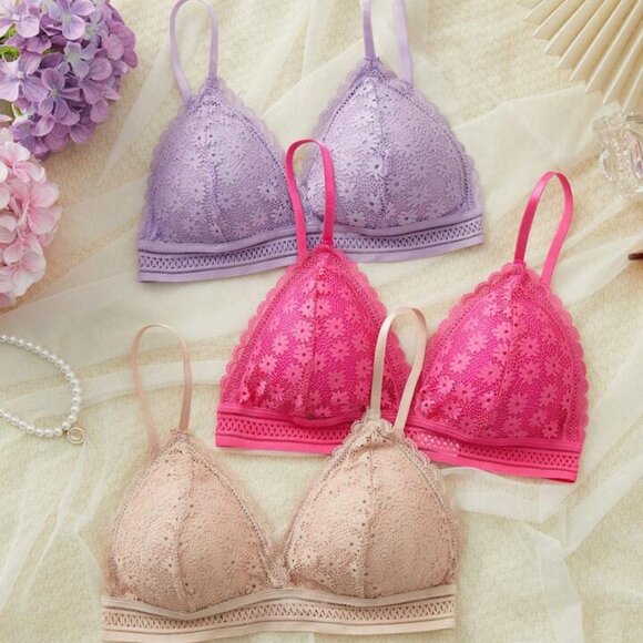 Bundle of Three Lace Bra Set | Medium - Picture 1 of 4